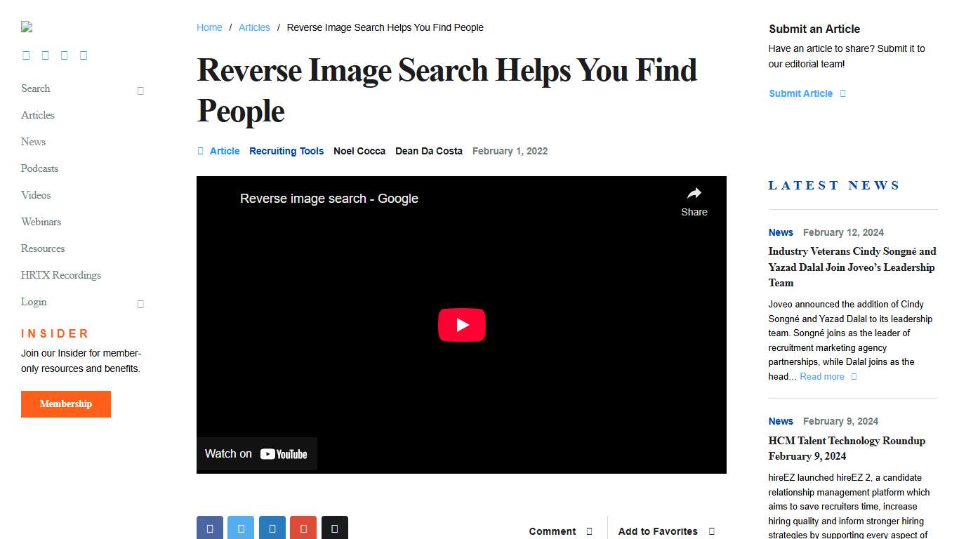 Reverse Image Search Helps You Find People - RecruitingDaily